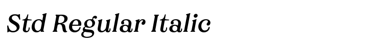 Grobek Std Regular Italic