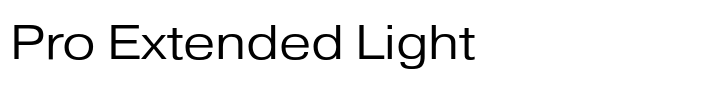 Pragmatica Pro Extended Light