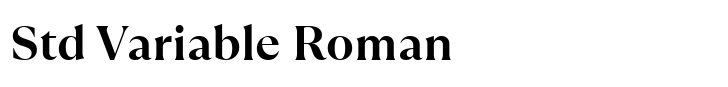 TT Ramillas Std Variable Roman