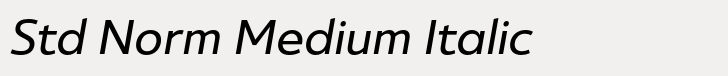 Ultine Std Norm Medium Italic