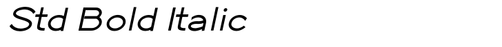 Logo Sans Std Bold Italic