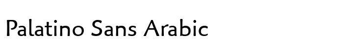 Palatino Sans Arabic