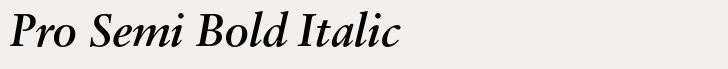 Monotype Sabon Pro Semi Bold Italic