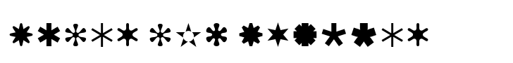 FF Dingbats 2.0 Stars and Flowers