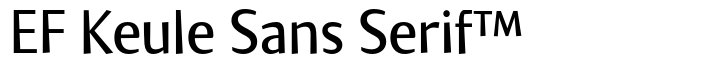 EF Keule Sans Serif™