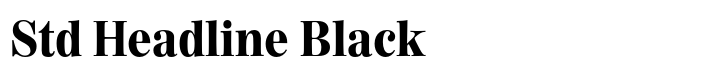 Worldwide Std Headline Black