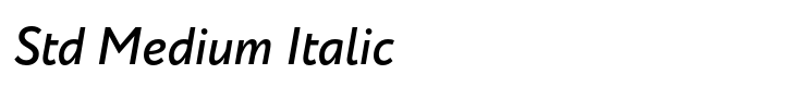 Circe Std Medium Italic