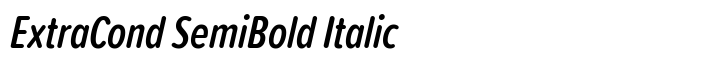Proxima Soft ExtraCond SemiBold Italic