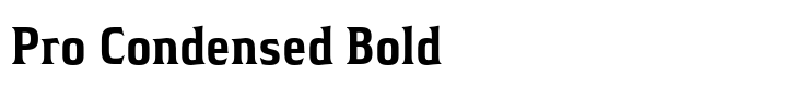 Hideout Pro Condensed Bold