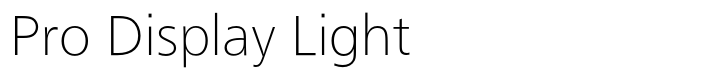 Iwata UD Gothic Pro Display Light