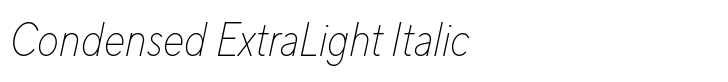 TT Norms Pro Condensed ExtraLight Italic