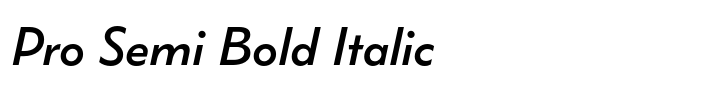 Wright Pro Semi Bold Italic