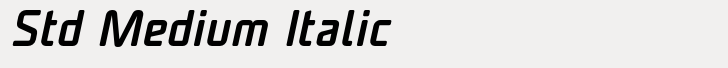 UNicod Sans Std Medium Italic