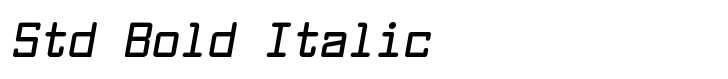 Larabiefont Std Bold Italic