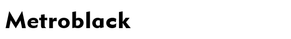 Metroblack #2