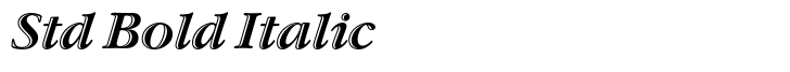 ITC Garamond Handtooled Std Bold Italic