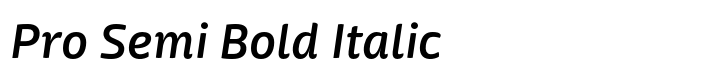 Mangerica Pro Semi Bold Italic