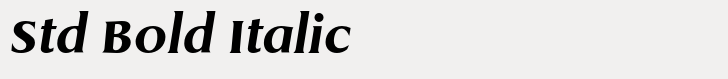 EF Dragon Std Bold Italic