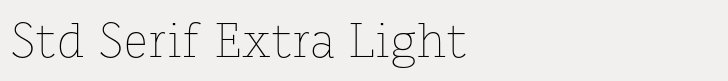 Karlo Std Serif Extra Light