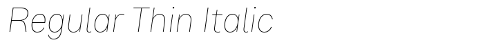 Bruta Pro Regular Thin Italic
