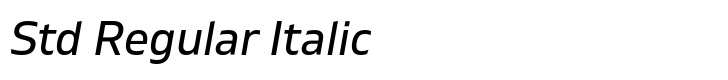 Gilam Std Regular Italic
