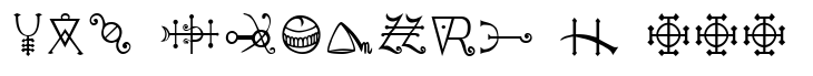 Alchemy Symbols Std Alchemy C Regular