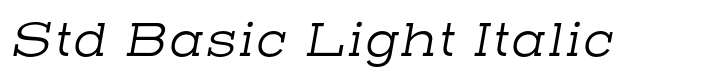 Henderson Slab Std Basic Light Italic