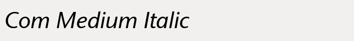 ITC Stone Sans II Com Medium Italic