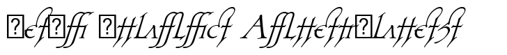 Planet Serif Demi Italic Alternates