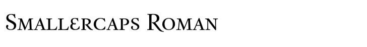 Aquamarine Smallercaps Roman