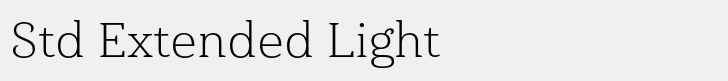 Haboro Serif Std Extended Light