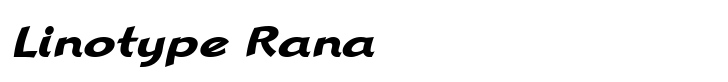 Linotype Rana