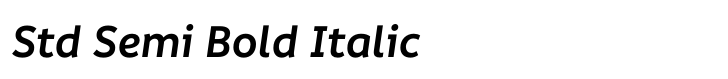 Informative Std Semi Bold Italic