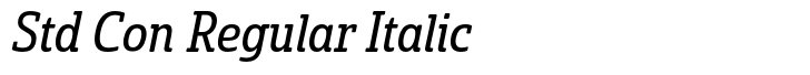 Solitas Slab Std Con Regular Italic