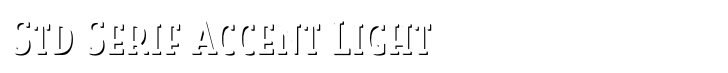 Look Std Serif Accent Light