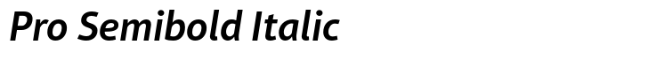 Aptifer Sans Pro Semibold Italic