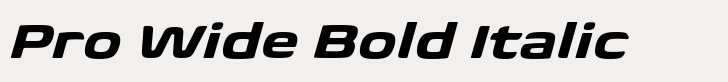Biome Pro Wide Bold Italic