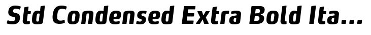 FF Max Std Condensed Extra Bold Italic
