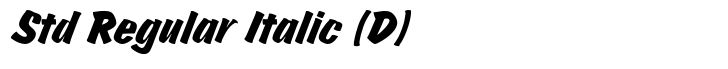 Churchward Brush Std Regular Italic (D)