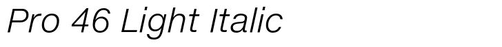Neue Helvetica eText Pro 46 Light Italic