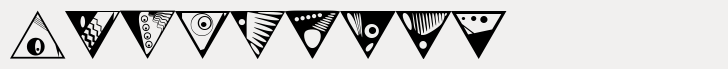 Deco Glyphs Triangles