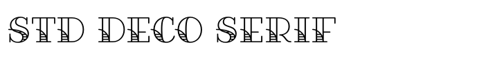 Fairwater Std Deco Serif