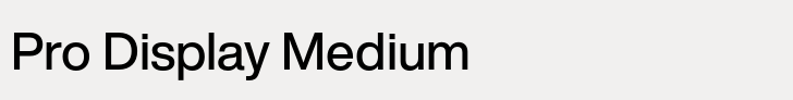 Helvetica Now Pro Display Medium
