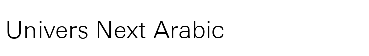 Univers Next Arabic
