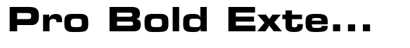 Eurostile LT Pro Bold Extended #2