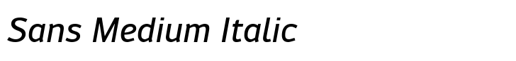 Engel New Sans Medium Italic