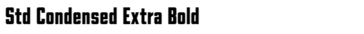 Goodland Std Condensed Extra Bold