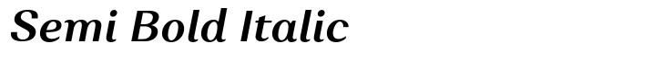 Alethia Pro Semi Bold Italic
