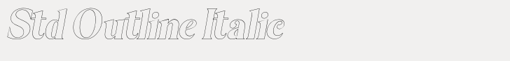 Bagilean Geliayditan Std Outline Italic