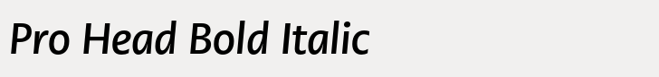 PMN Caecilia Sans Pro Head Bold Italic